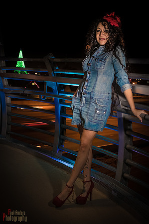 Ania On The Blue Bridge